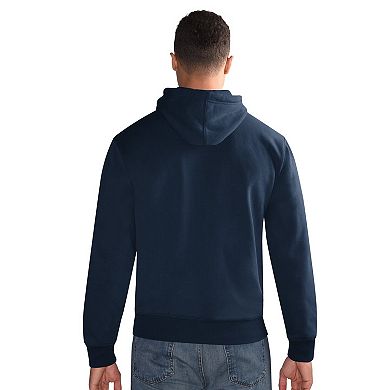 Men's Starter Navy Houston Texans Pullover Hoodie