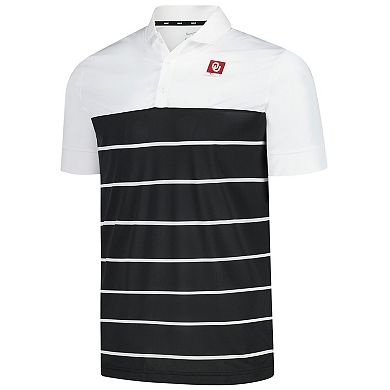 Men's Nike White Oklahoma Sooners Stripe Polo