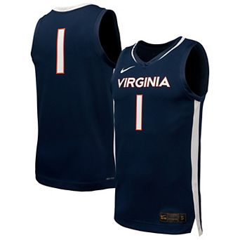 Men's Nike Navy Virginia Cavaliers Replica Basketball Jersey