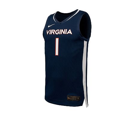 Men's Nike Navy Virginia Cavaliers Replica Basketball Jersey