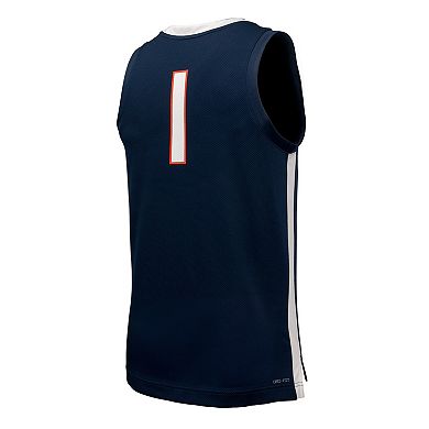 Men's Nike Navy Virginia Cavaliers Replica Basketball Jersey