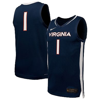 Men's Nike Navy Virginia Cavaliers Replica Basketball Jersey