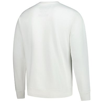 Men's Mitchell & Ness x Bud Light White Cincinnati Bengals The Crest Pullover Sweatshirt