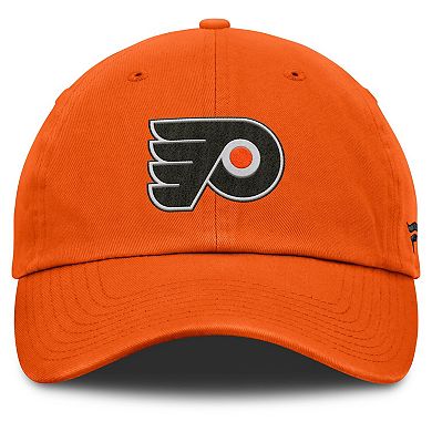 Men's Fanatics Orange Philadelphia Flyers Decades Collection Adjustable Hat