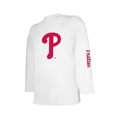 Youth Stitches Red/White Philadelphia Phillies Combo T-Shirt Set