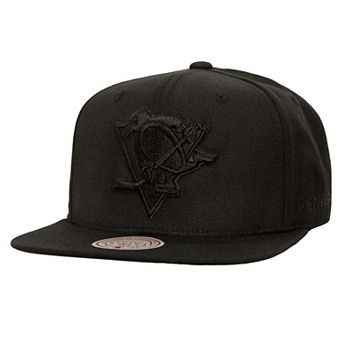 Men's Mitchell & Ness Black Pittsburgh Penguins Soul Strike Pearl Tonal Snapback Hat