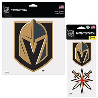 WinCraft Vegas Golden Knights Perfect Cut Decal Two-Pack Set