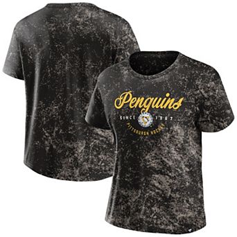 Women's Fanatics Black Pittsburgh Penguins Breakaway T-Shirt