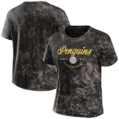 Women's Fanatics Black Pittsburgh Penguins Breakaway T-Shirt