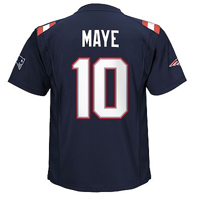 Infant Nike Drake Maye Navy New England Patriots Team Player Game Jersey