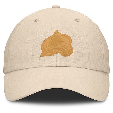 Men's Fanatics Tan Colorado Avalanche Front Office Canvas Adjustable Hat