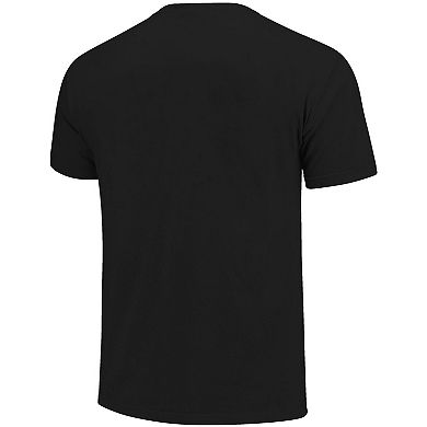 Men's Black Virginia Cavaliers Haunted Campus Cavalier Spooky Hoos Comfort Colors T-Shirt