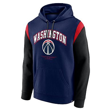 Men's Fanatics Navy Washington Wizards Scorer Pullover Hoodie