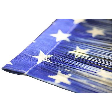 American Flag String Curtain - July 4th Decorating, Great for Barbeques, Picnics, Weddings