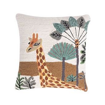 Giraffe Pillow Cover 20"x20"