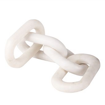 Eternity Chain Links - White Marble
