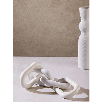 Eternity Chain Links - White Marble