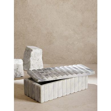 Cuba Decorative Box - Green Onyx