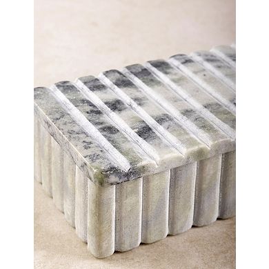 Cuba Decorative Box - Green Onyx