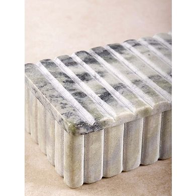 Cuba Decorative Box - Green Onyx