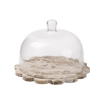 Viola Serving Board with Cloche