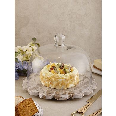 Viola Serving Board with Cloche