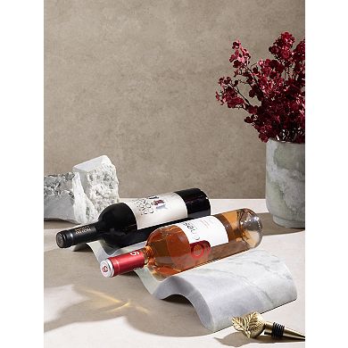 Georgia Wine Bottle Holder - Green Onyx