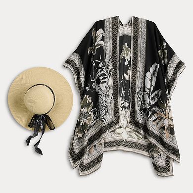 Nine West 2-Piece Tropical Blooms Topper Set