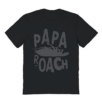 Men's Papa Roach Roach Gray Graphic Tee