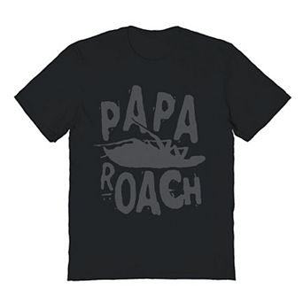 Men's Papa Roach Roach Gray Graphic Tee
