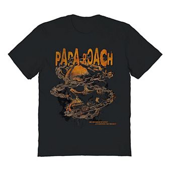 Men's Papa Roach Skull Chains Graphic Tee