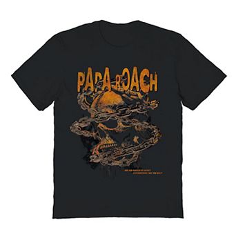 Men's Papa Roach Skull Chains Graphic Tee