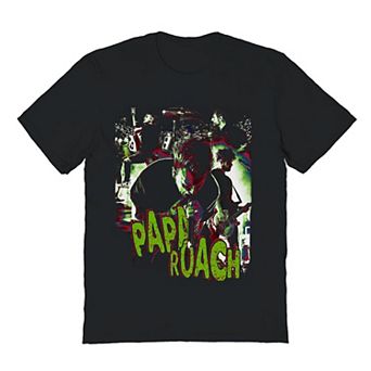 Men's Papa Roach Tour Concert Photo Graphic Tee