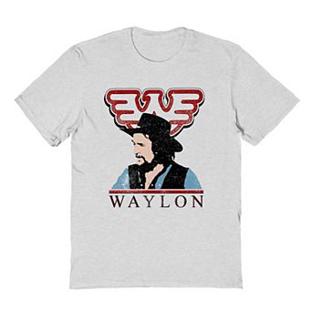 Men's Waylon Jennings Stencil Graphic Tee