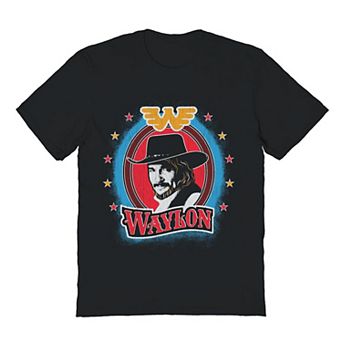 Men's Waylon Jennings Bullseye Graphic Tee