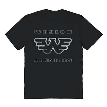 Men's Waylon Jennings Logo Flying Graphic Tee
