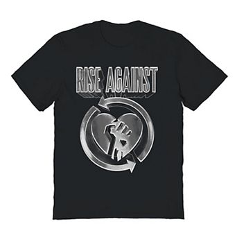 Men's Rise Against Logo 3D Graphic Tee