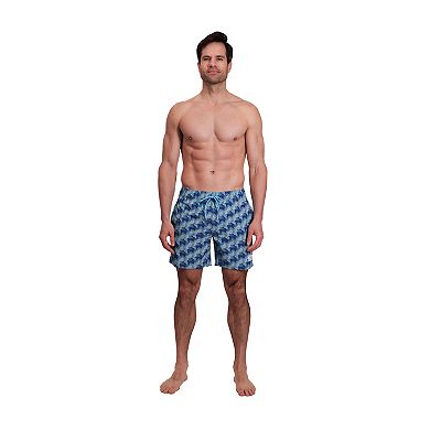 Men's Beach Bros 6.5" 4-Way Stretch Mesh Lined Swim Bottoms