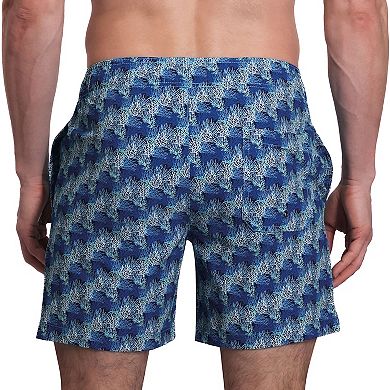 Men's Beach Bros 6.5" 4-Way Stretch Mesh Lined Swim Bottoms