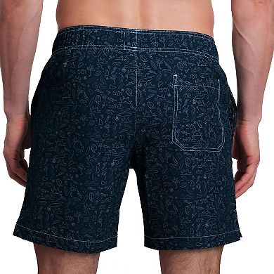 Men's Beach Bros 6.5" 4-Way Stretch Swim Bottoms