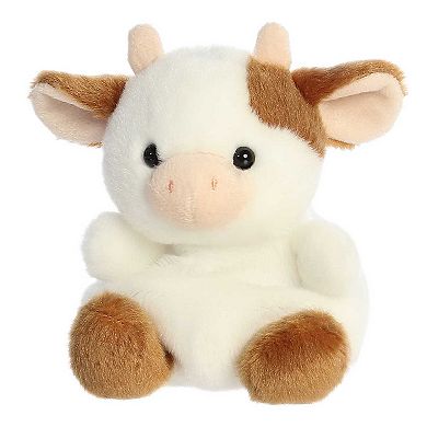 Aurora - Mini Palm Pals - 5" Caroline Brown Cow - Adorable Stuffed Animal