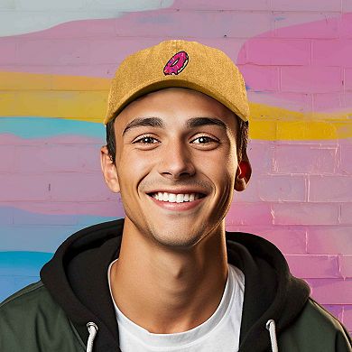 Dalix Donut Embroidered Adjustable Cap