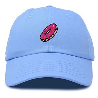 Dalix Donut Embroidered Adjustable Cap