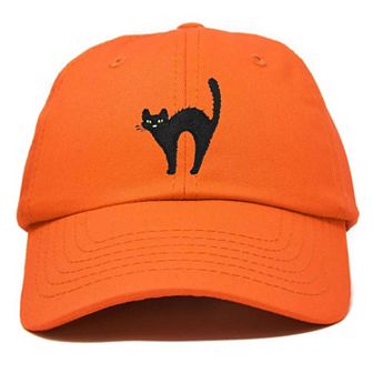 Dalix Black Cat Embroidered Casual Hat