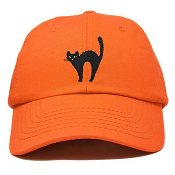 Dalix Black Cat Embroidered Casual Hat