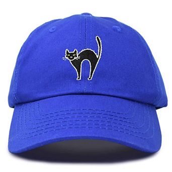 Dalix Black Cat Embroidered Casual Hat