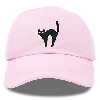 Dalix Black Cat Embroidered Casual Hat