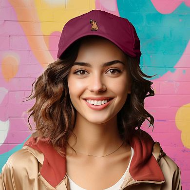 Dalix Capybara Embroidered Everyday Hat