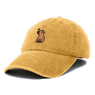 Dalix Capybara Embroidered Everyday Hat