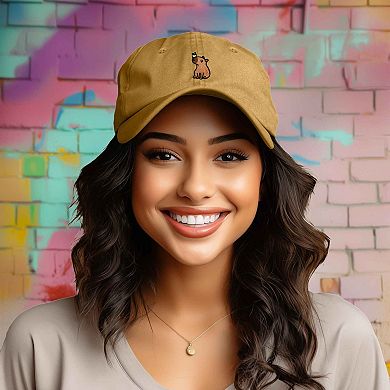 Dalix Capybara Embroidered Everyday Hat